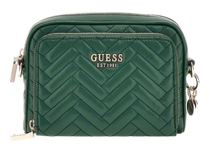 Sac Bandoulière GUESS Aldina - Noir Texturé - Camera Crossbody Bag - Neuf Avec étiquette