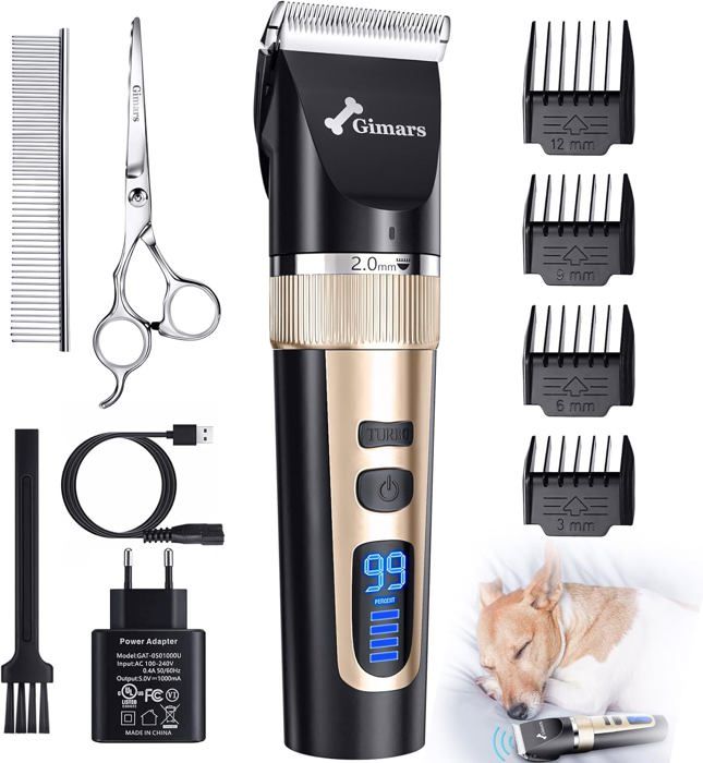 Meilleurs prix pour Tondeuse Chien Professionnelle Silencieuse,Tondeuse pour Chien et Chats Étanche IPX7,Tondeuse Chien Poil Long Epais,Tondeuse
