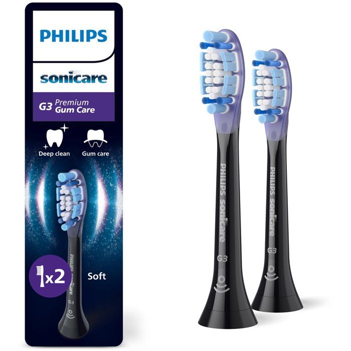 Brossette dentaire Sonicare lot de 2 HX905288 Gum Care soin des gencives G3