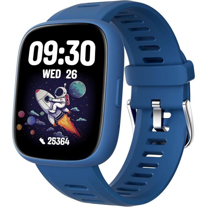 Montre Intelligente Enfant Avec Find My (iOS) - Écran 4,83 Cm, 80 Modes Sport, étanche IP68, 5-7 Jours Batterie