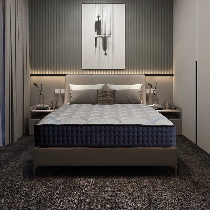 Matelas 160x200 | Epaisseur 27cm | Moyenne Ferme | Matelas 2 Personnes | Soutien Mousse à mémoire de Forme | Confort Équilibré