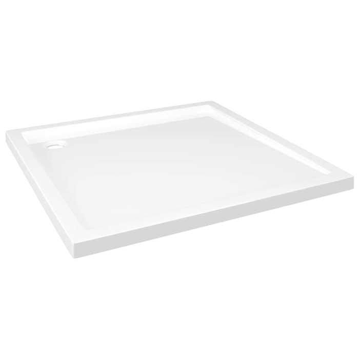 （1 pièce） Receveur de douche carré ABS Blanc 80 x 80 cm10.06 kg - Bacs de douche hfw361925