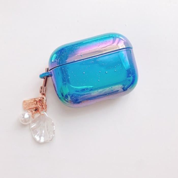 Coque Pour Airpod Avec Porte-clés - Motif Fleur Japonaise - Compatible Avec Apple AirPods Pro - Doré