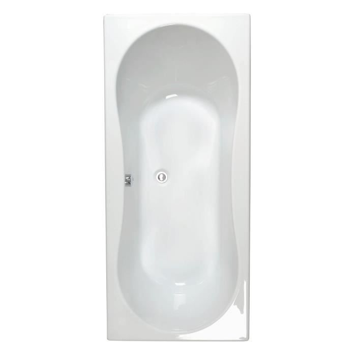 Baignoire Double Dos Inoa 180 X 80 X 56 Cm Blanc Achat Vente Baignoire Kit Balneo Baignoire Double Dos Inoa Cdiscount