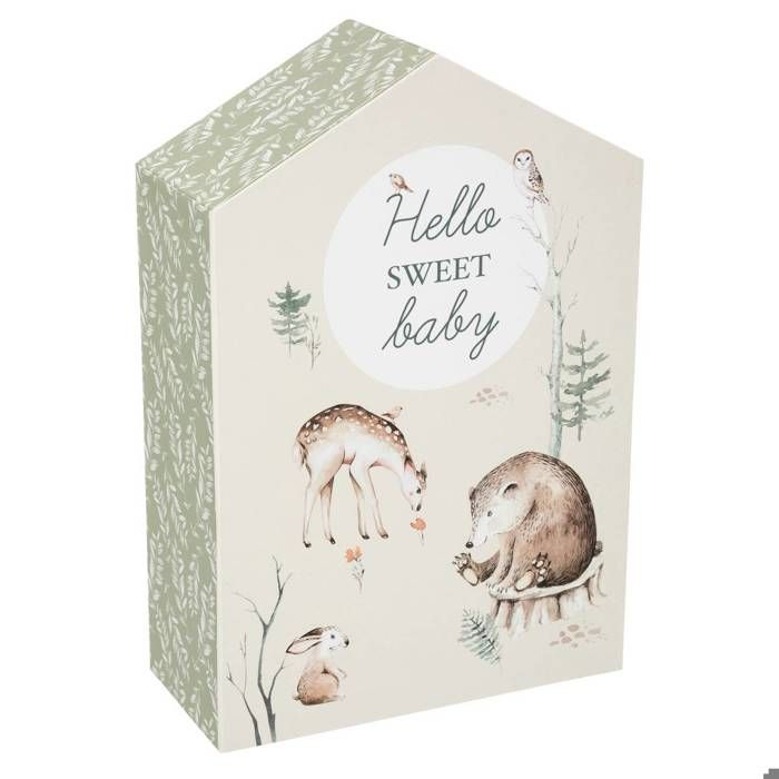 Coffret Cadeau Empreintes Bébé Rose - Boîte Souvenir Avec Pâte à Empreintes - 7 Pièces - Atmosphera