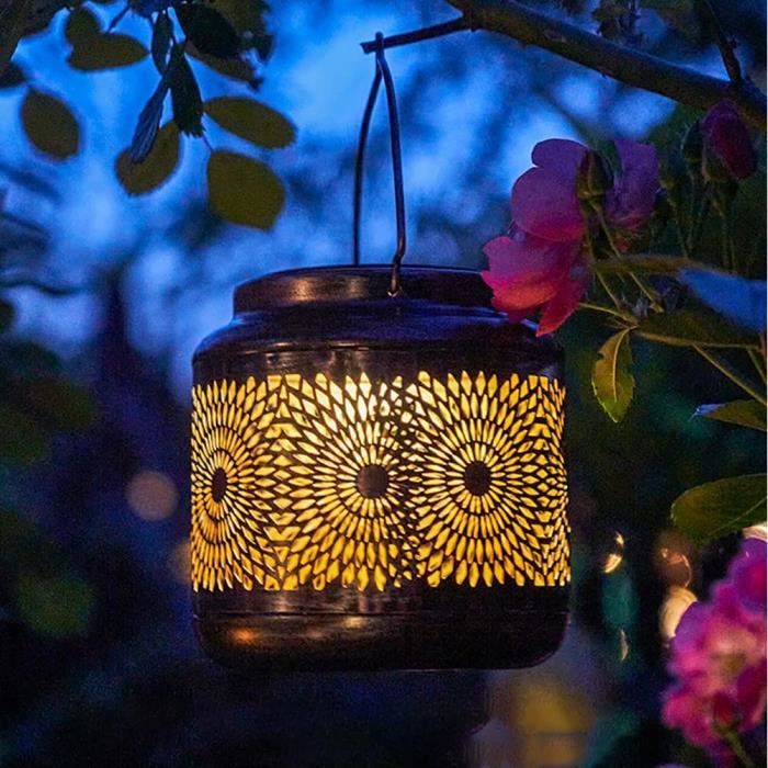 Lampe Flamme Solaire,Lanterne Solaire Extérieure,Lanternes Et Torches De Jardin Lanterne Solaire Exterieur Jardin Lumiere Solaire Flamme 4pcs 99087383