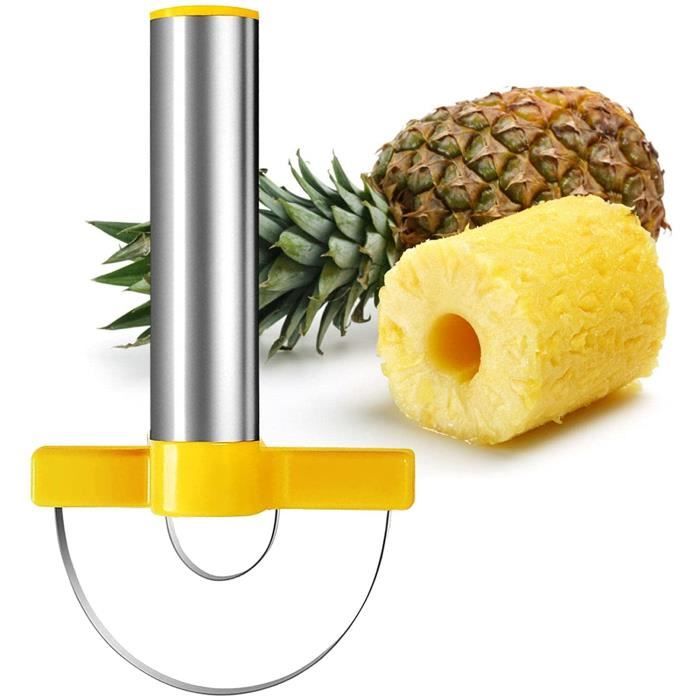 Decoupe Fruit,Trancheuse et éplucheur ananas en acier inoxydable, outil de  cuisine - Cdiscount Maison