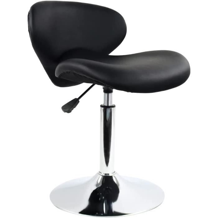 Tabouret De Selle Ergonomique Master Massage - Hauteur Réglable 52-70cm - Rembourrage Confort, Roues Silencieuses - Pour Bureau, Maquillage, Soins - 9