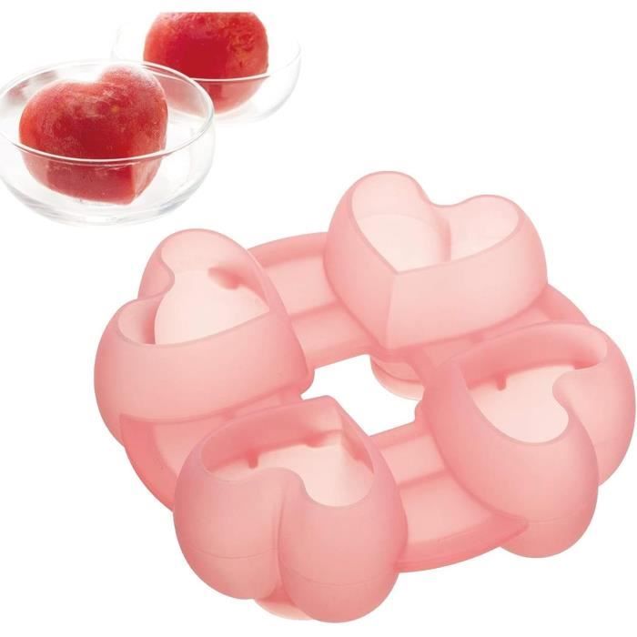 Temu｜1pc Molde de Slcona en Forma de Corazón para Pastel de Mousse