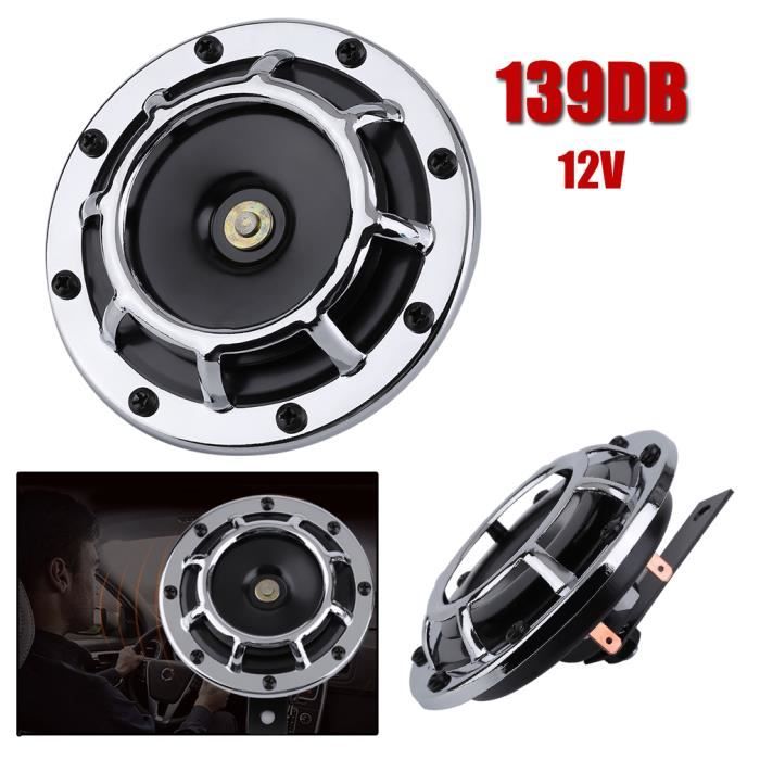 2pcs Klaxon Corne Voiture 12v 139db Compact Escargot Forme Voiture