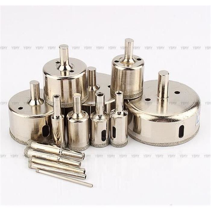 14pcs 3 70mm Foret Diamant Scie Cloche Perceuse Trou Granit Ceramique Verre Marbre Achat Vente Foret Meche 14pcs 3 70mm Foret Diamant Cdiscount