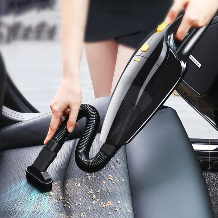 Aspirateur à Main Sans Fil Suloea - Puissant 42W, Batterie 4000 MAh, Bac 200 Ml - Pour Voiture, Bureau Et Maison