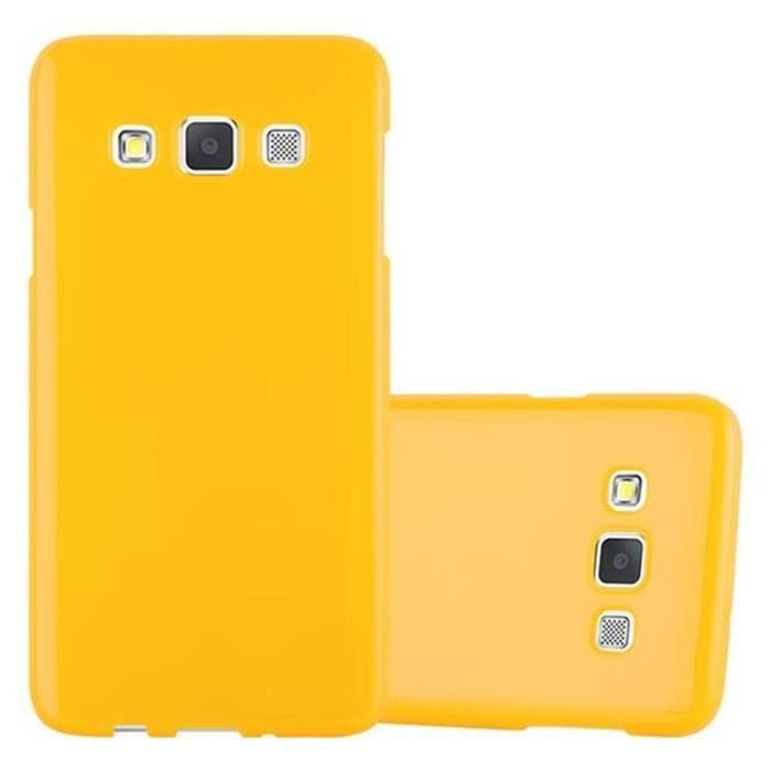 Coque Samsung Galaxy A3 2015 5 Jelly Jaune Cadorabo Design Jelly Housse Tpu Silicone Protection Etui Case Cover Ultra Slim Bumper Achat Coque Bumper Pas Cher Avis Et Meilleur Prix Cdiscount