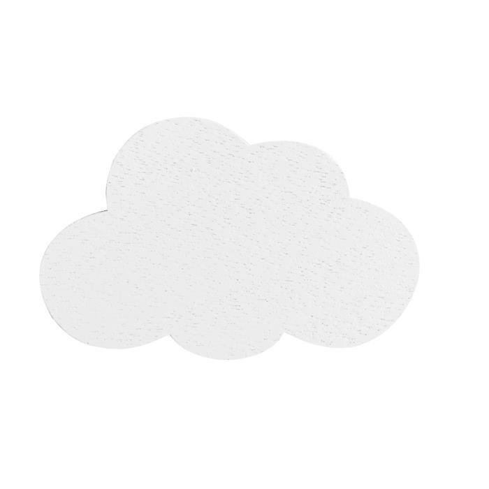 Crochet De Nuage En Bois Accroche Des Autocollants Muraux De Decoration De Chambre De Bebe Blanc 10 6 5 1 Achat Vente Docteur Veterinaire Cdiscount