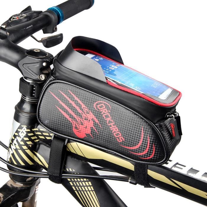 Sacoche De Cadre Velo Pour Smartphone Sacoche De Guidon Velo Etanche Support Telephone Velo Vtt Moto Scooter Housse Transparent Prix Pas Cher Cdiscount