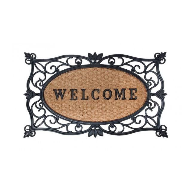 Esschert Design Paillasson Welcome 75 x 45 cm Caoutchouc RB107