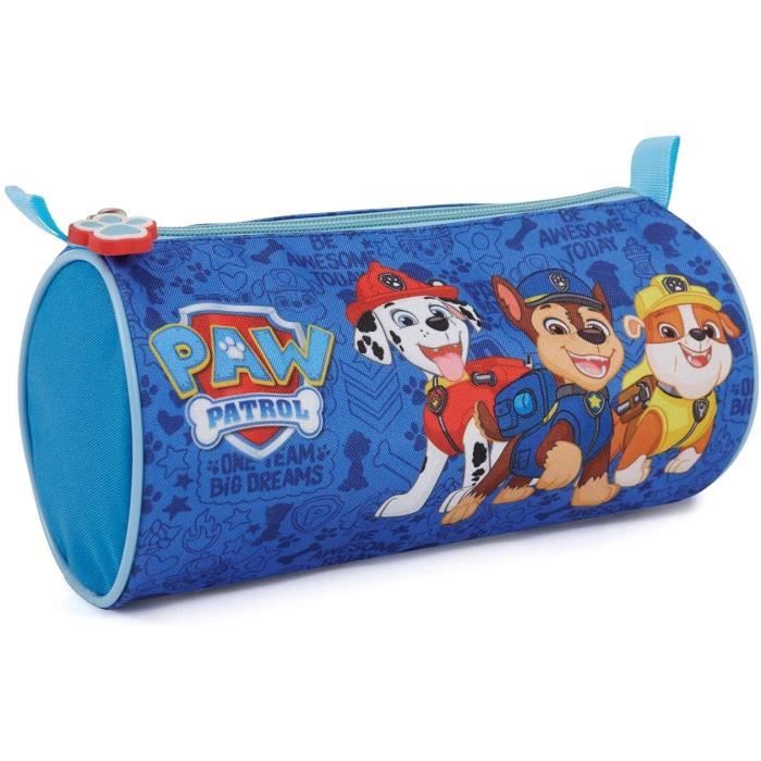 PERLETTI Trousse Scolaire Pat Patrouille - Étui Marcus Chase Et Ruben 10x21x8cm Pour Enfants