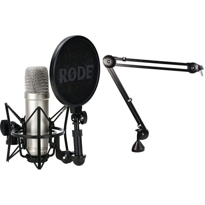 Rode NT1AI1-KIT Kit studio + pied de microphone Keepdrum : :  Instruments de musique et Sono