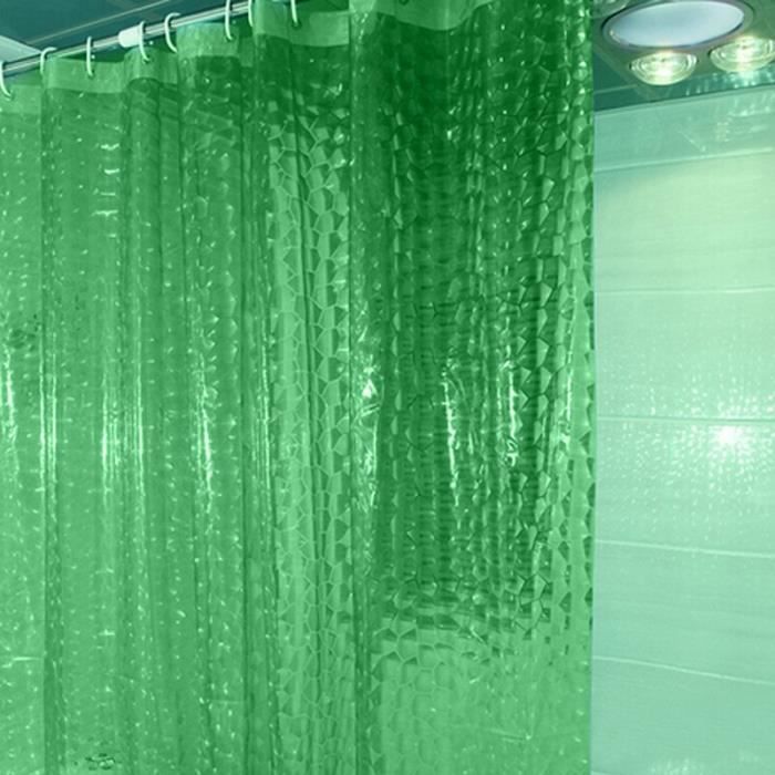 Accessoires salle de bain,Rideau de douche pour salle de bain feuilles impression imprimé étanche 3D rideau de - Type 180x180cm #B