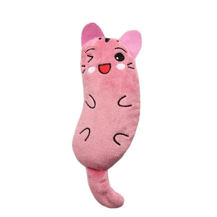 Jouets en peluche pour chat mignon Mini jouet interactif amusant broyage des dents cataire herbe