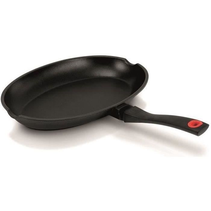 BEKA Poêle a poisson revêtue Energy - 34 x 23 cm - Noir - Tous feux dont induction