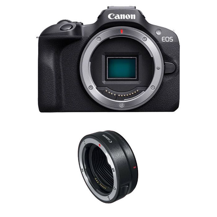 Appareil photo numérique CANON EOS R100 - 24.1 Mpixels - CMOS APS-C - Garanti 3 ans + Bague EF-EOS R