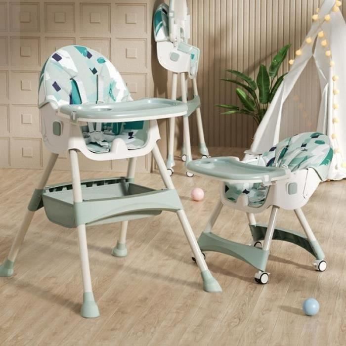 Chaise Haute évolutive Evolu 2 Réglable En Hauteur Translucide - Childhome