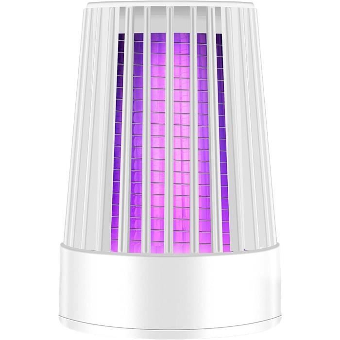 Lampe Anti Moustique, Tue Mouche Électrique, Protection Efficace sur 100m2 - Intérieur Et Extérieur - Lumières UV - sans Produits Chimiques- Sécurisée - Éco-Énergétique - Parfaitement Silencieuse