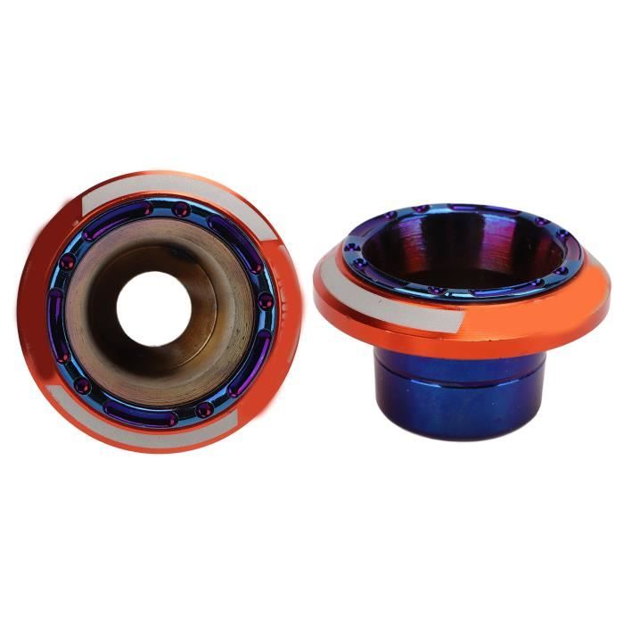Curseurs De Protection Pour Fourche Moto En Aluminium CNC - Or | Protecteur De Chute Pour Scooter Et Cyclomoteur