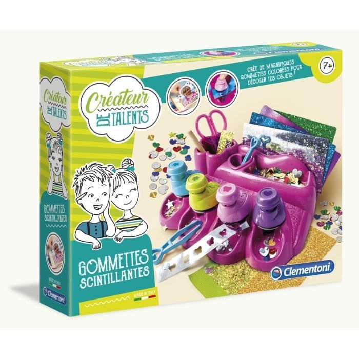 Clementoni Createur De Talents Gommettes Scintillantes Loisirs Creatifs Cdiscount Jeux Jouets