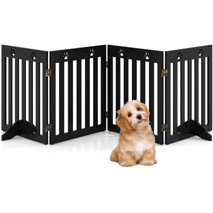 Barrière de sécurité pliante pour chien Barrière rétractable pour