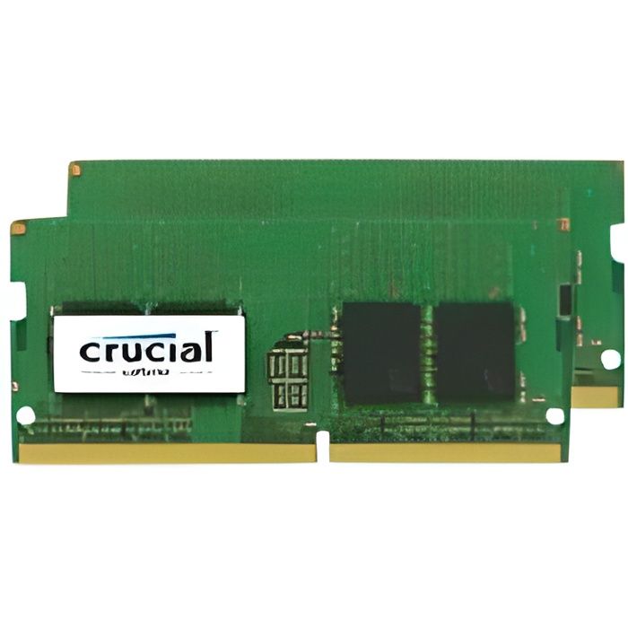 CRUCIAL Module de RAM - 16 Go (2 x 8 Go) - DDR4-2400/PC4-19200 DDR4 SDRAM -  CL17 - 1,20 V - Non-ECC - Non bufferisé - Cdiscount Informatique