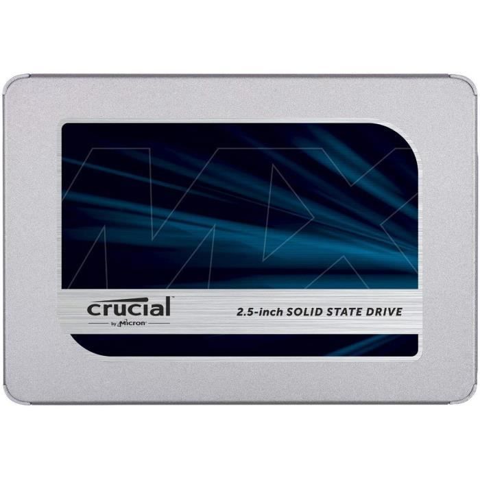Top achat Disque SSD CRUCIAL Disque SSD Interne - MX500 - 2To - 2,5" (CT2000MX500SSD1) pas cher