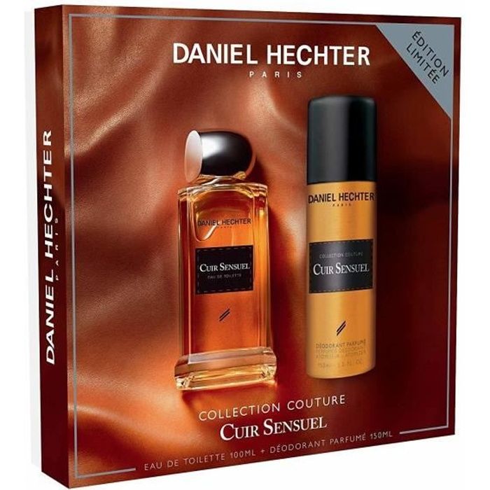 DANIEL HECHTER Ecrin Eau de toilette Couture Cuir Sensuel 100 ml + Déodorant 150 ml