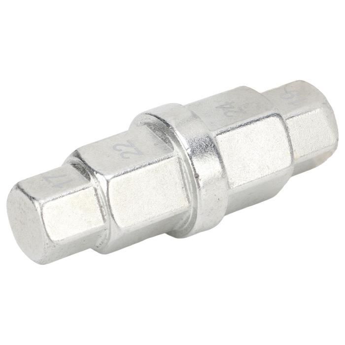 Kit Outil Essieu Hexagonal Moto - 17/19/22/24 Mm - Pour Démontage Roue Arrière - Changement Pneu Facile - 13