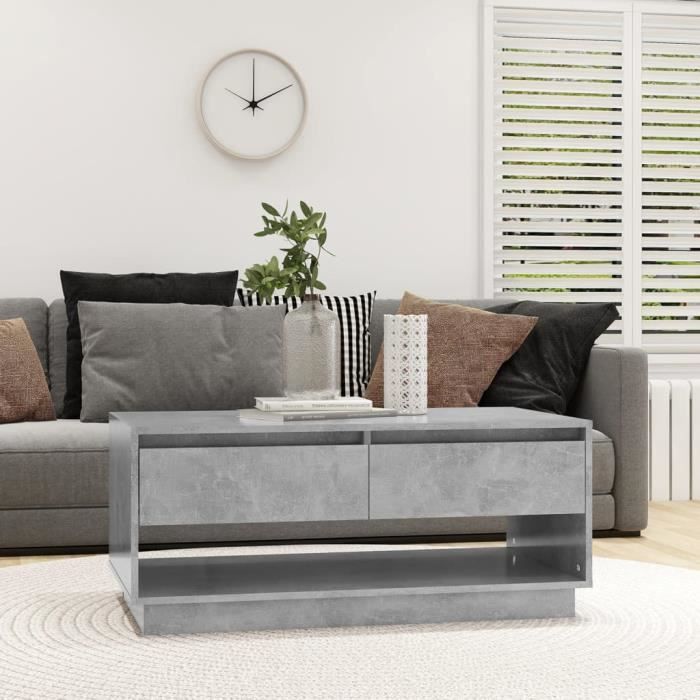 Table Basse Gris Beton