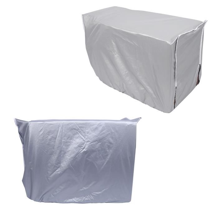 Housse De Protection Climatiseur Extérieur 86 X 32 X 56 Cm - Imperméable Crème Solaire Anti-Poussière