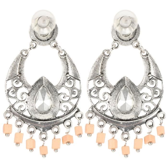 Boucles D'oreilles Métal Modèle Cacatoès - Modèle 4, Neuves Sans Emballage
