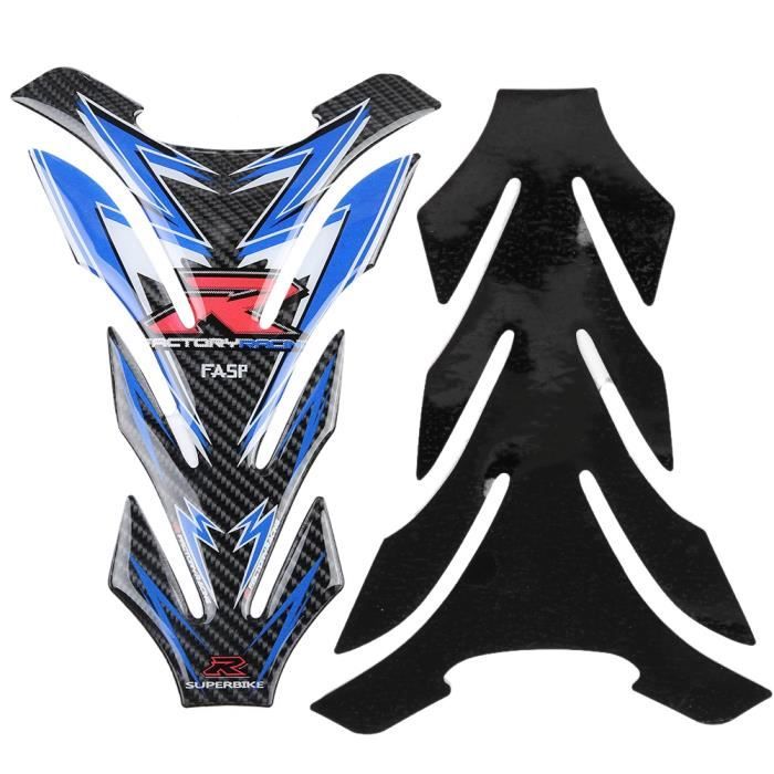 Véritable Fibre De Carbone Moto Mazout Gaz Réservoir Pad