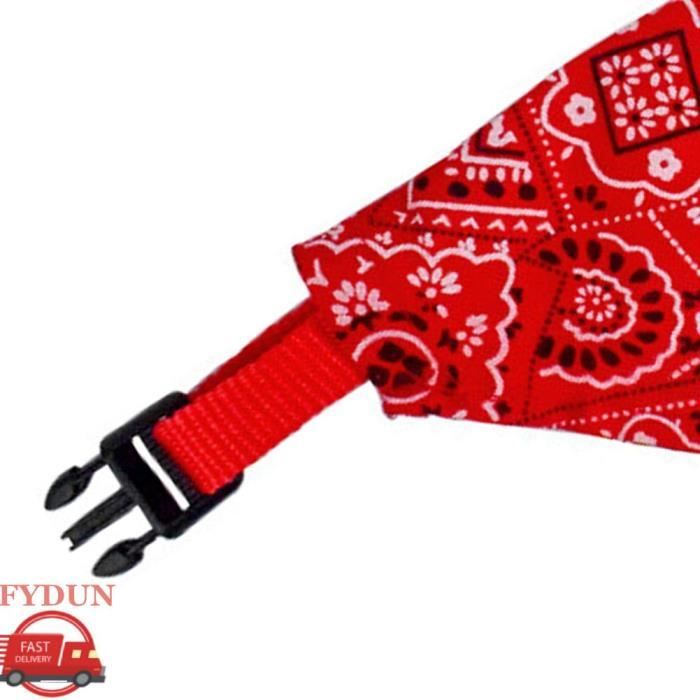 FYDUN col de bandana de chien Collier de compagnie bandana ajusté collier de chien à animalerie collier L 20 cm / 08 pouces
