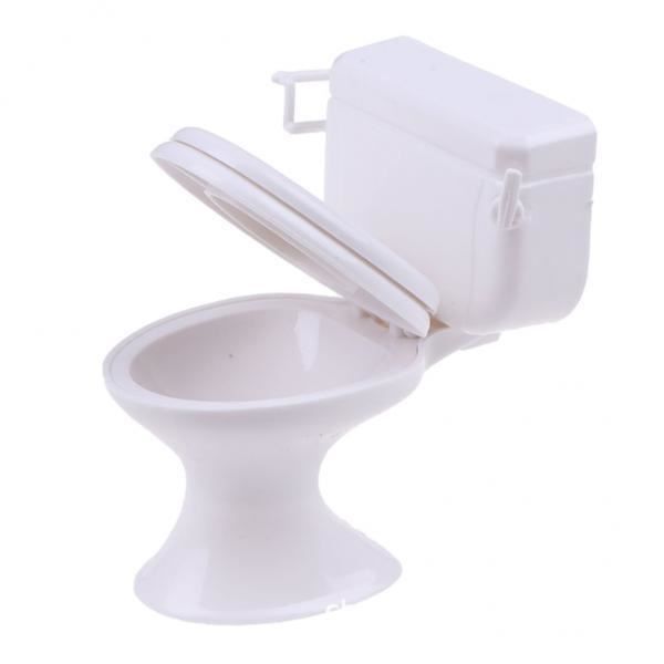 Toilettes/WC maison de poupées miniature salle de bains meubles 