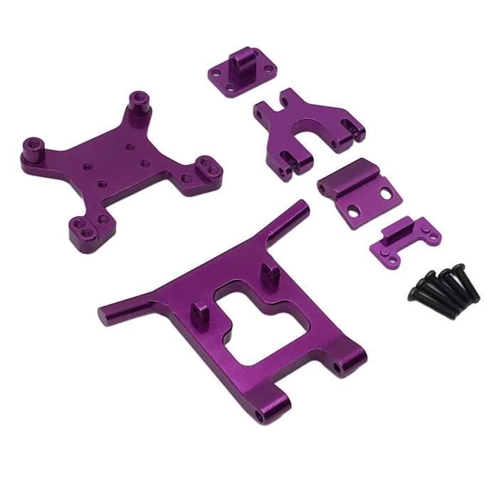 Pare-chocs Arrière Métal Avec LED Et Antenne Pour Voiture RC 1:10 TRX4 Axial SCX10 - Améliore L'esthétique