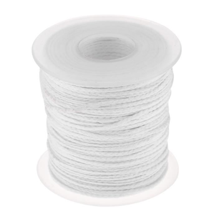 Mèche Chanvre Bio Cirée 61m - Pour Bougies Et Lampes à Huile DIY | Sans Fumée Ni Gaz Toxique à La Combustion - 6