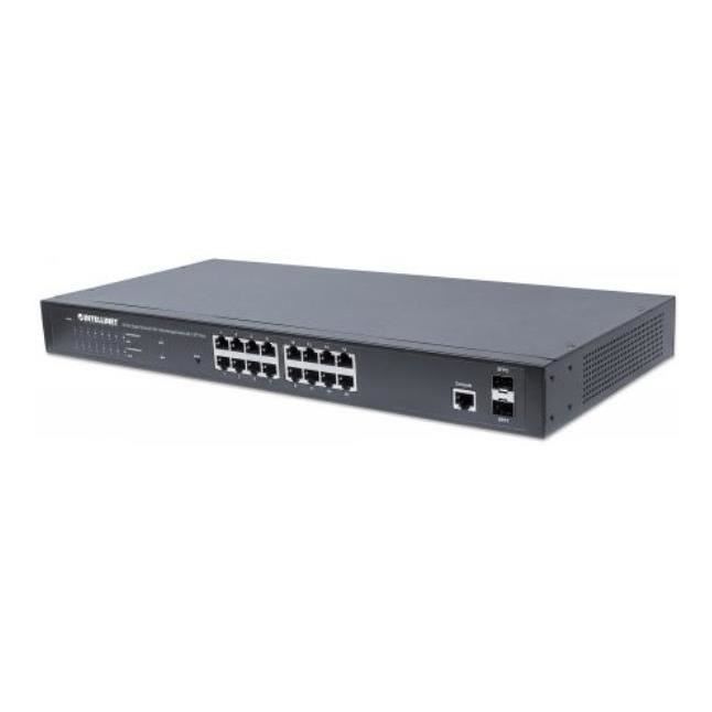 Intellinet 561341, Commutateur de réseau géré, L2+, Gigabit Ethernet (10-100-1000), Connexion Ethernet