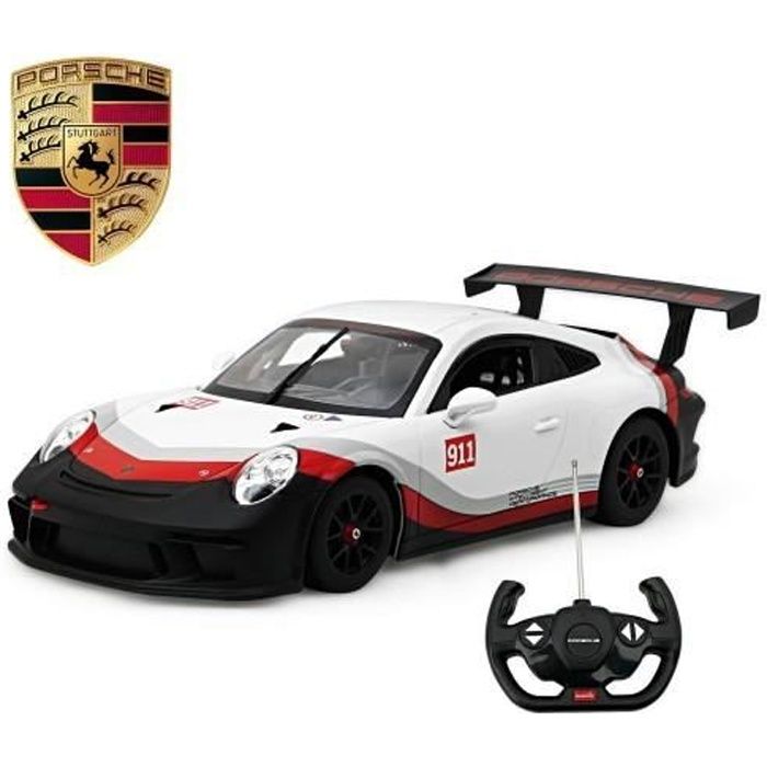 Voiture télécommandée Porsche 911 GT3 Cup 1:14 Jamara - Blanc - Cdiscount  Jeux - Jouets
