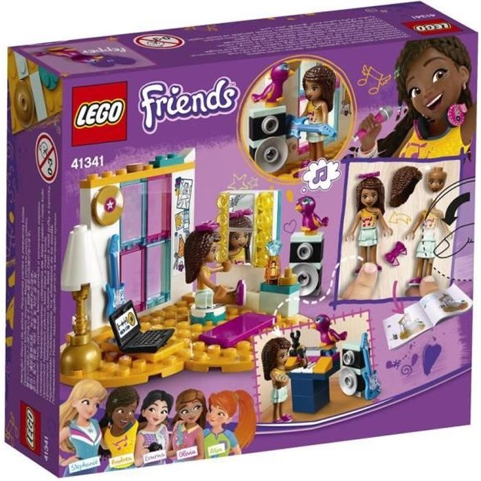LEGO® Friends - La chambre d'Andréa - Jouet de construction - 85 pièces -  Cdiscount Jeux - Jouets