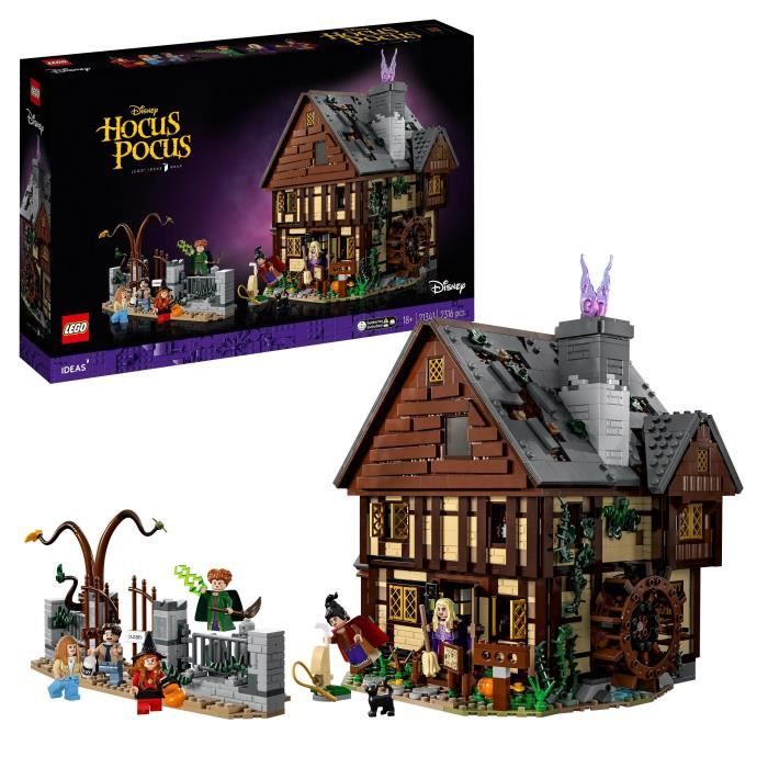 LEGO® Ideas Hocus Pocus Disney : le manoir des sœurs Sanderson 21341 -Set de construction - Un cadea