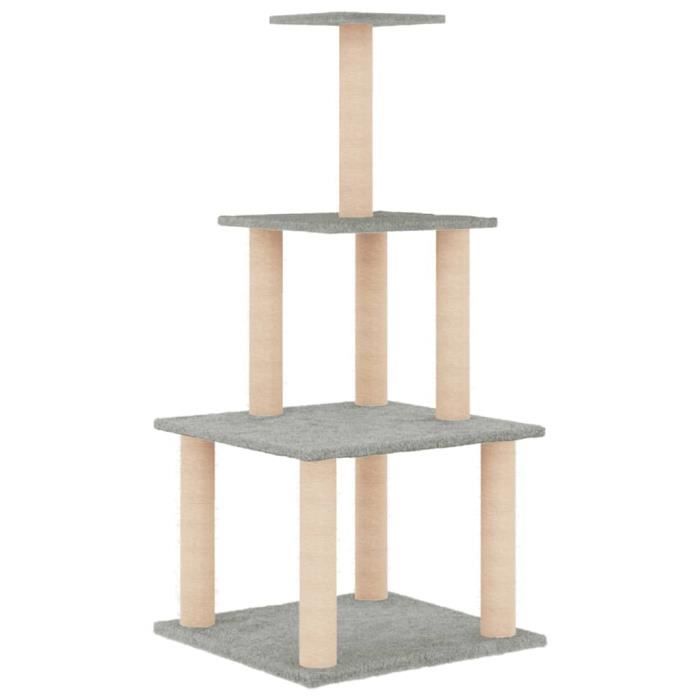 Meilleurs prix pour Arbre à chat - MOTHINESSTO - YY00264 - Gris clair - Bois dingénierie - 111 cm