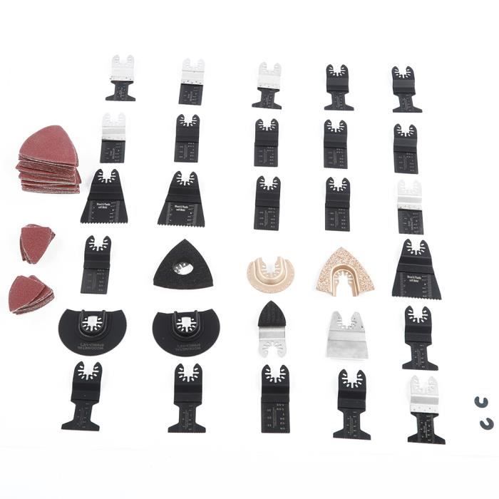 Lames de scie multi-outils oscillantes standard - DUOKON - 10pcs 34mm