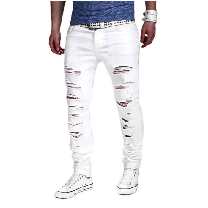 Jeans homme troué 2025